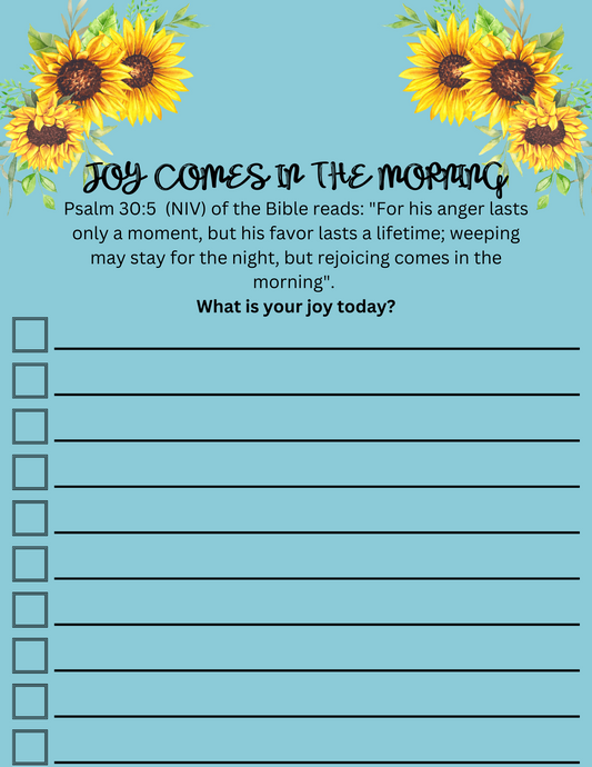 Joy Comes in the Morning: Pre-Order Available Now